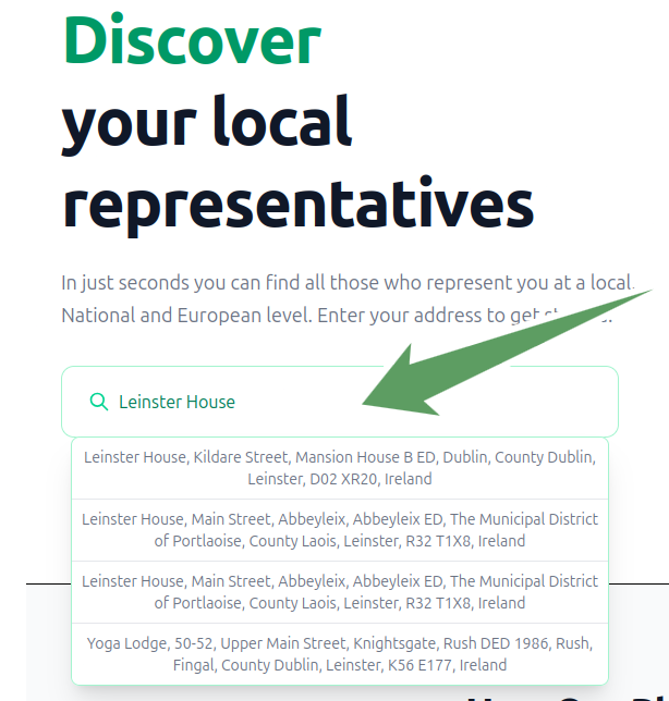 Find Your Constituency