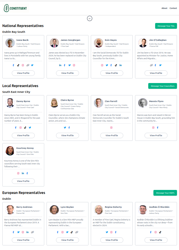 Meet Your Representatives